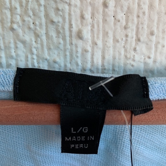 ATM Anthony Thomas Melillo Slub Jersey Ribbed Waist Amalfi Combo Maxi Dress L - Picture 5 of 10